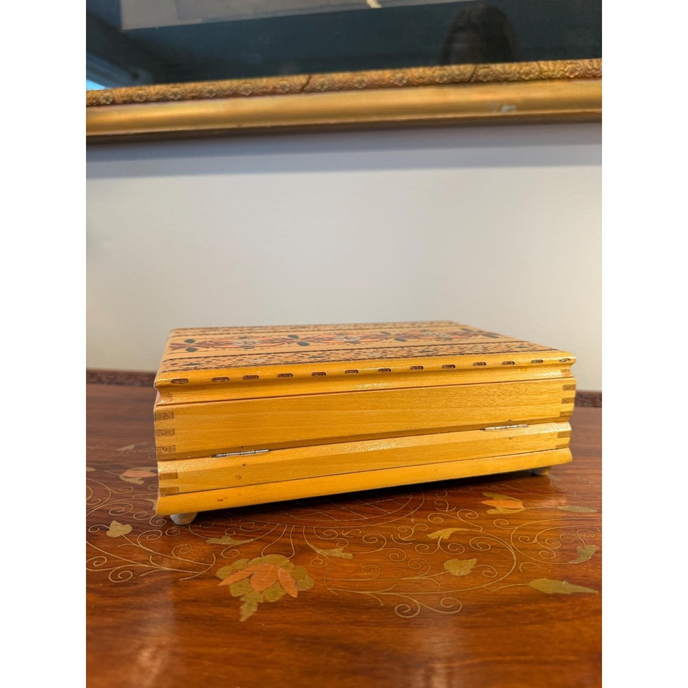 Vintage Russian 3 Tier Carved Cigarette Box - Picture 12 of 17